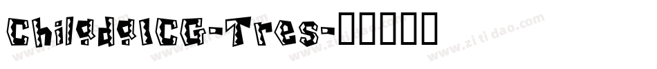 ChiladaICG-Tres字体转换