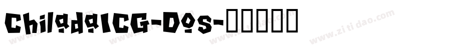 ChiladaICG-Dos字体转换
