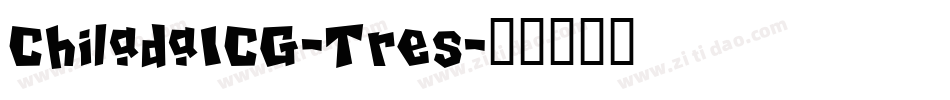 ChiladaICG-Tres字体转换
