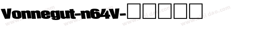 Vonnegut-n64V字体转换