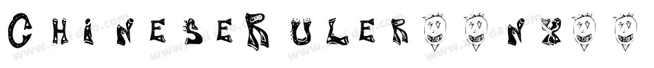 ChineseRuler-2ny3字体转换
