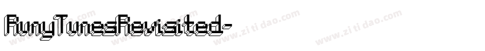 RunyTunesRevisited字体转换