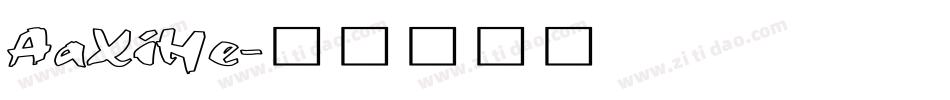 AaXiHe字体转换
