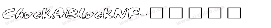 ChockABlockNF字体转换