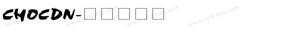CHOCDN字体转换
