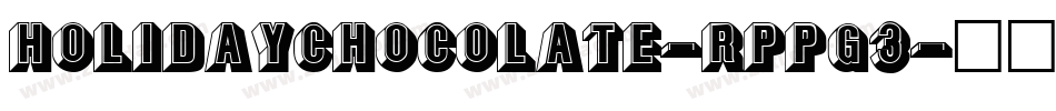 HolidayChocolate-Rppg3字体转换