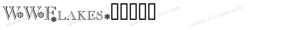 WWFlakes字体转换