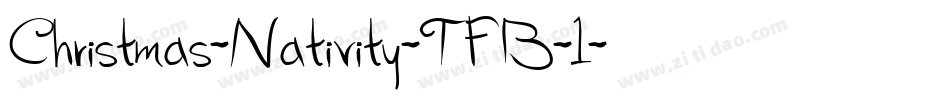 Christmas-Nativity-TFB-1字体转换