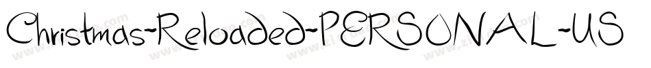 Christmas-Reloaded-PERSONAL-USE字体转换