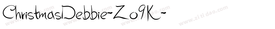 ChristmasDebbie-Zo9K字体转换
