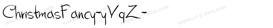 ChristmasFancy-yVqZ字体转换