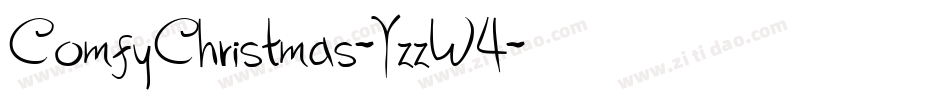 ComfyChristmas-YzzW4字体转换