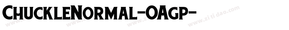 ChuckleNormal-OAgp字体转换