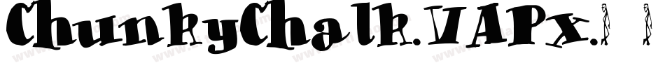 ChunkyChalk-VAPx字体转换