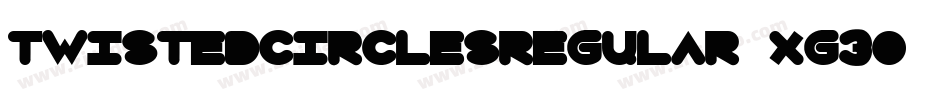 TwistedCirclesRegular-xg3O字体转换