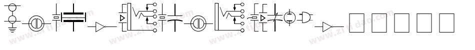 Pure-CircuitCap字体转换