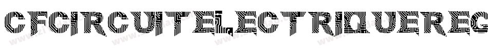 CfCircuitElectriqueRegular-doYV字体转换
