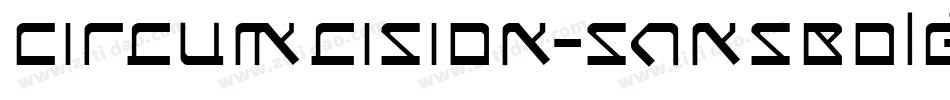 Circumcision-SansBold字体转换