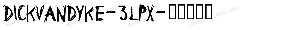 Dickvandyke-3lPX字体转换