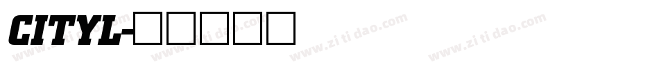 CITYL字体转换