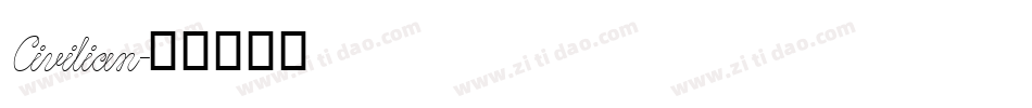 Civilian字体转换