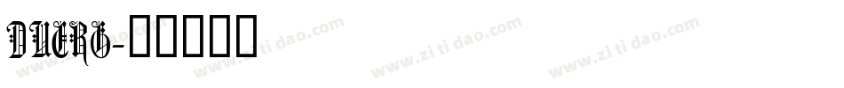 DUERG字体转换