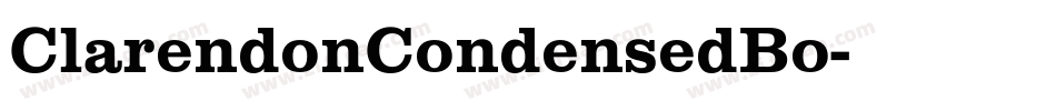 ClarendonCondensedBo字体转换