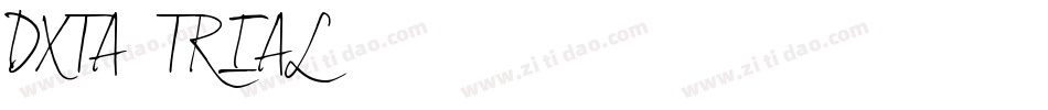 DXTA_TRIAL字体转换