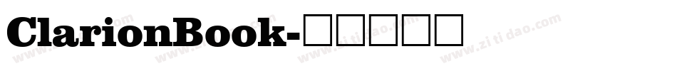 ClarionBook字体转换