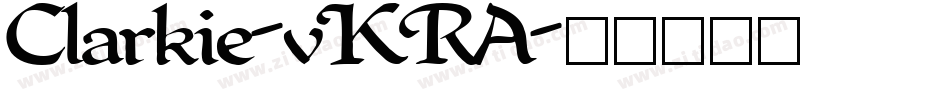 Clarkie-vKRA字体转换