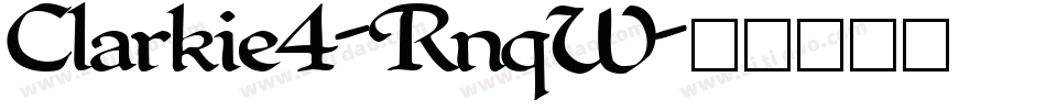Clarkie4-RnqW字体转换