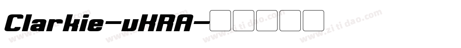 Clarkie-vKRA字体转换