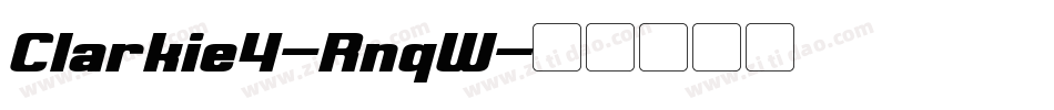 Clarkie4-RnqW字体转换