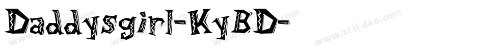 Daddysgirl-KyBD字体转换