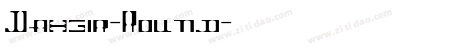 Dahgir-Round字体转换