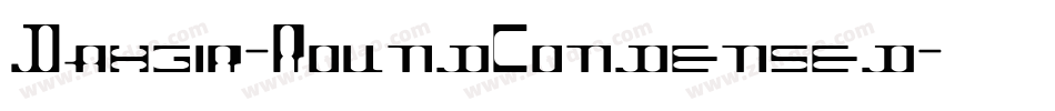 Dahgir-RoundCondensed字体转换