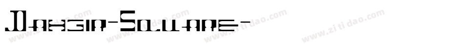 Dahgir-Square字体转换