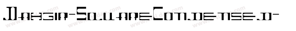 Dahgir-SquareCondensed字体转换