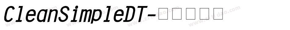 CleanSimpleDT字体转换