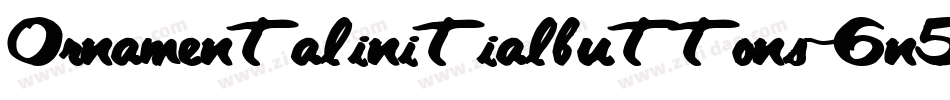 Ornamentalinitialbuttons-6n56字体转换