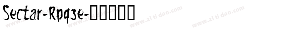 Sectar-Rpq3e字体转换