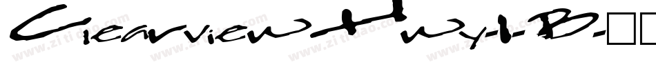 ClearviewHwy-1-B字体转换