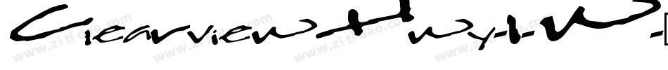 ClearviewHwy-1-W字体转换