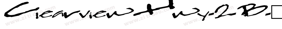 ClearviewHwy-2-B字体转换