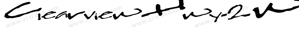 ClearviewHwy-2-W字体转换