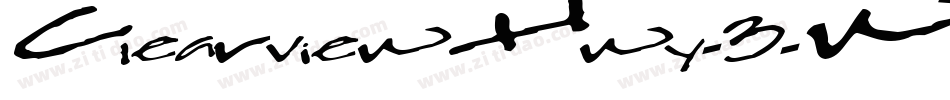 ClearviewHwy-3-W字体转换