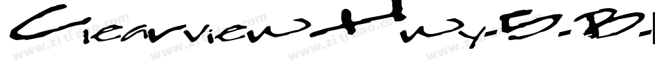 ClearviewHwy-5-B字体转换