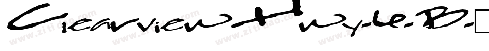 ClearviewHwy-6-B字体转换
