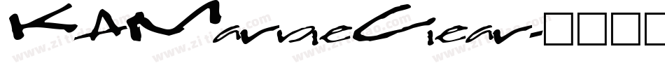 KAMarbleClear字体转换