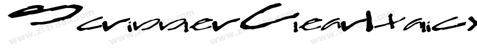 ScribblerClearItalic-xdoV字体转换